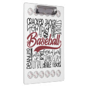 野球のテーマ クリップボード (右)