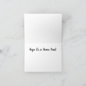 野球のデザインの誕生日カード カード (内部)