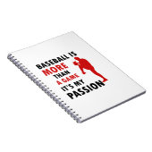 野球のデザイン ノートブック (右側)