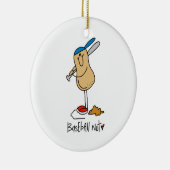 野球のナットTシャツとギフト セラミックオーナメント (右)