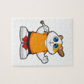 野球のハムスターこうもり ジグソーパズル (横)