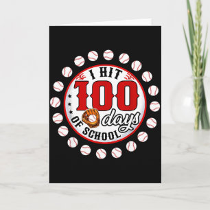 野球のバッター100日間通学野球プレーヤー カード
