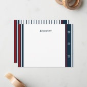 野球のバー（ユダヤ教の）バル・ミツバーは感謝していしています ノートカード (正面/裏面インサイチュ)