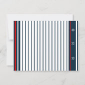 野球のバー（ユダヤ教の）バル・ミツバーは感謝していしています ノートカード (裏面)