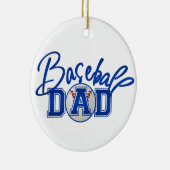 野球のパパ セラミックオーナメント (右)