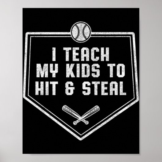 野球のパパ-教え私の子供がヒット&盗む ポスター (正面)