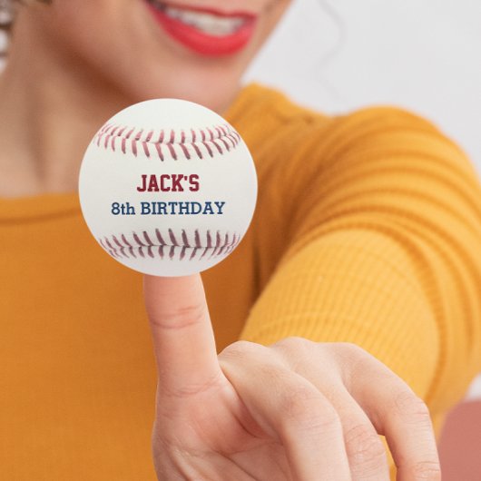 野球のパーソナライズされたシール ラウンドシール