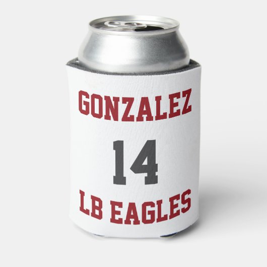 野球のパーソナライズされたママ – GLS 缶クーラー (缶裏面)
