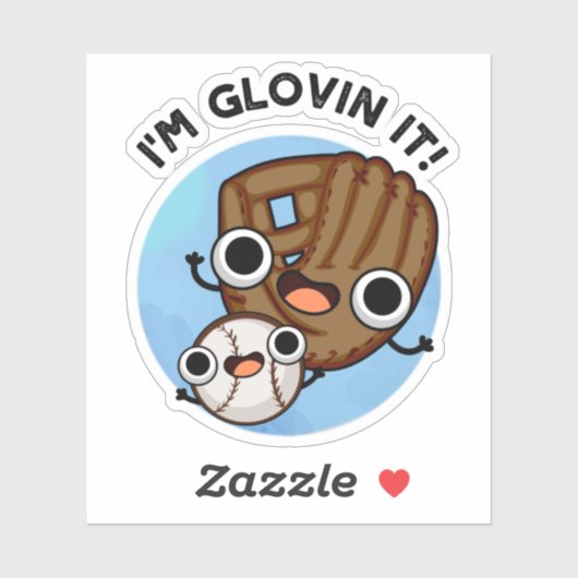 野球のファンおもしろいだ シール (シート)