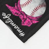 野球のヘッドバンド、ママ・ライフマザーズ・デー・ギフト・ママ フリースブランケット (角)