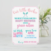 野球のベビーシャワーの招待 招待状 (スタンド正面)