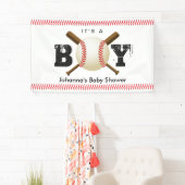 野球のベビーシャワーを縫う少年野球 横断幕 (インサイチュ)