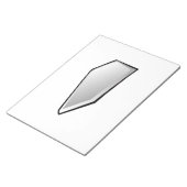 野球のホームベース ノートパッド (アングル)