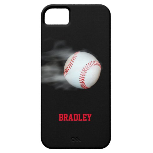 野球のボールを投パーソナライズされたげる Case-Mate iPhoneケース (裏面)