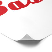 野球のポスターが大好き ポスター (角)