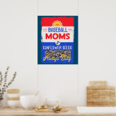 野球のママとヒマワリの種はいつも塩辛い ポスター (キッチン)