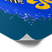 野球のママとヒマワリの種はいつも塩辛 ポスター (角)