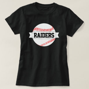 野球のママまたはファンカスタムのチームと選手名 Tシャツ