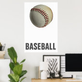 野球のユニークアートワーク ポスター (ホームオフィス)