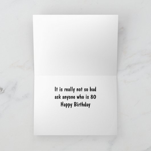 野球のユーモアと誕生日のユーモア カード (内部)