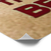 野球のライフポスター、野球ウォールアート、野球 ポスター (角)