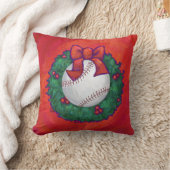 野球のリースオン・レッド クッション (ブランケット)