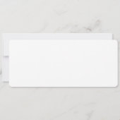 野球のルーキー統計ブルーチケットボーイ1歳の誕生日 招待状 (裏面)