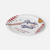 野球のルーキー・オブ・ザ・イヤー・ベースボールの第1回目の誕生日 ペーパープレート (アングル)