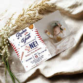 野球のルーキー・オブ・ザ・イヤー・ベースボールの第1回目の誕生日 招待状