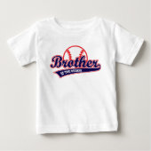 野球のルーキー・オブ・ザ・イヤー 野球 1歳の誕生日 ベビーTシャツ (正面)