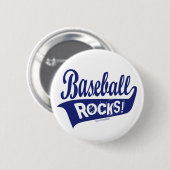 野球のロック！ボタン 缶バッジ (正面&裏面)