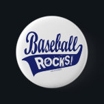 野球のロック!ボタン 缶バッジ<br><div class="desc">野球について他に何が言えるだろうか。野球のロック!シャツ、ボタン、マグ、バンパークールステッカーなどの野球デザインでアメリカのパスタイムを記念する。デザインには、ファンタジー野球の岩、私のチームの岩、もちろん野球の岩が含まれる。</div>
