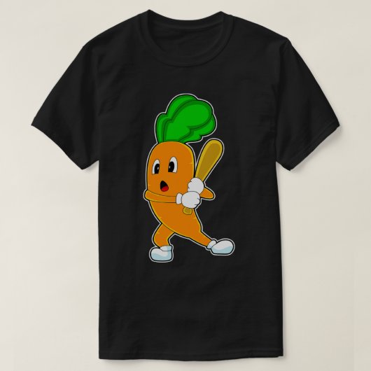 野球のロットこうもり Tシャツ (デザイン正面)