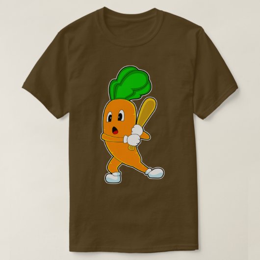 野球のロットこうもり Tシャツ (デザイン正面)