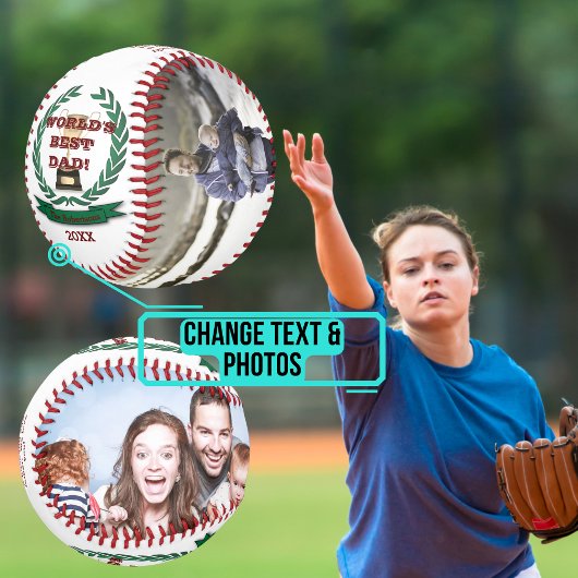 野球の世界の最高のパパ 野球ボール