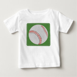 野球の乳児のTシャツ ベビーTシャツ