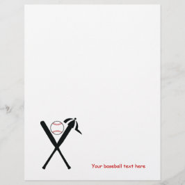 野球の交差こうもりとキャップ黒赤カスタム