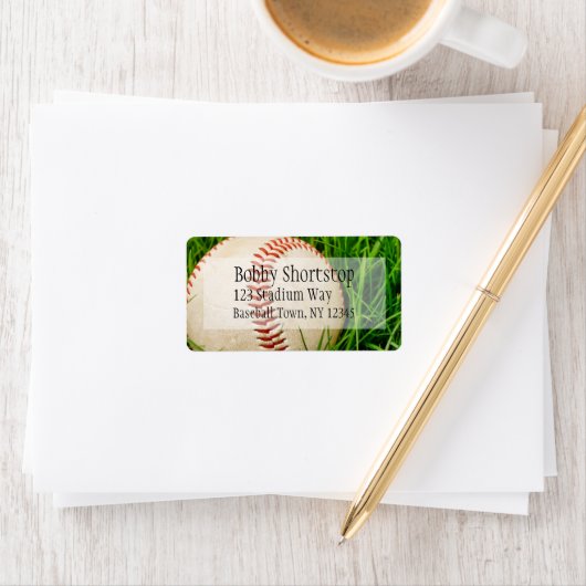 野球の住所 シール (インサイチュ)