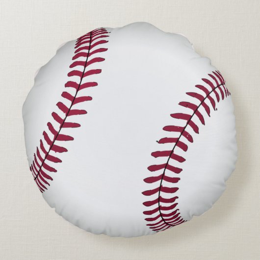 野球の円形のベッドの装飾用クッションの男の子の部屋 ラウンドクッション (裏面)