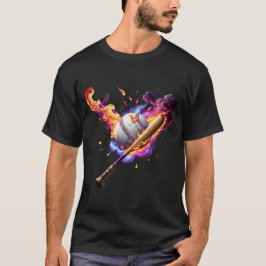 野球の出火。 Tシャツ