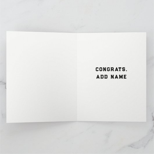 野球の卒業 カード (内部)