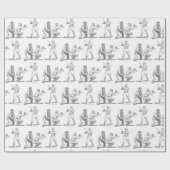 野球の反射 ラッピングペーパー (フラット)