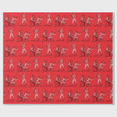 野球の反射 ラッピングペーパー (フラット)