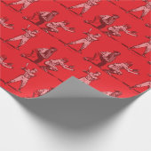 野球の反射 ラッピングペーパー (角)