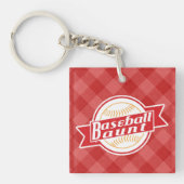 野球の叔母キーリング キーホルダー (正面)