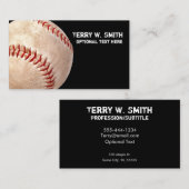野球の名刺 名刺 (正面/裏面)