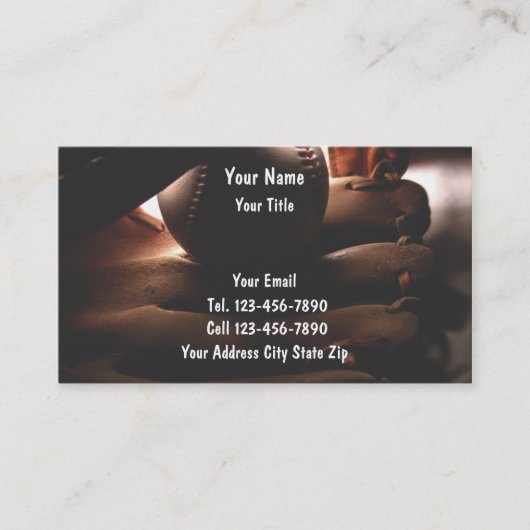 野球の名刺 名刺 (正面)