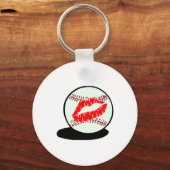 野球の唇 キーホルダー (正面)