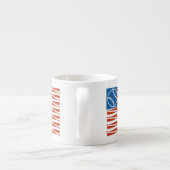 野球の国旗のマグカップ エスプレッソカップ (裏面)