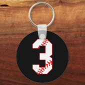 野球の姉私がナンバープレイヤー3の為にここにいる キーホルダー (正面)